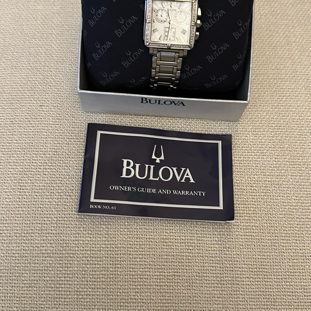 Bulova Silver Chronograph Watch - Picture 3 of 10